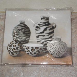 New art on stretched canvas approximately 6"x7.5"